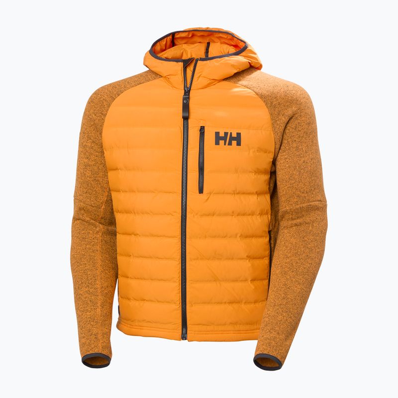 Giacca ibrida da uomo Helly Hansen Skagen Hybrid Knit Insulator ignite orange 6