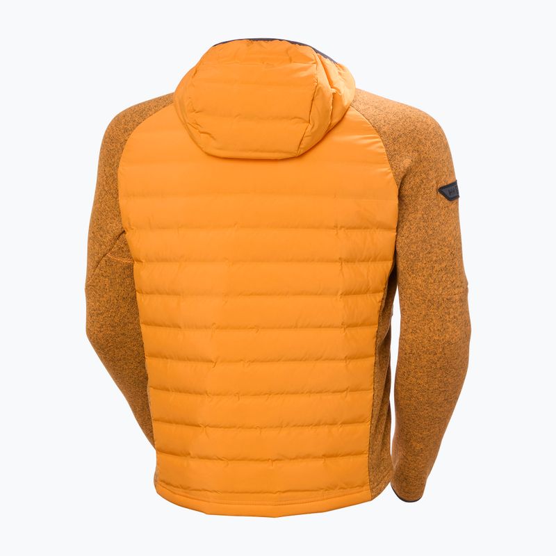 Giacca ibrida da uomo Helly Hansen Skagen Hybrid Knit Insulator ignite orange 7