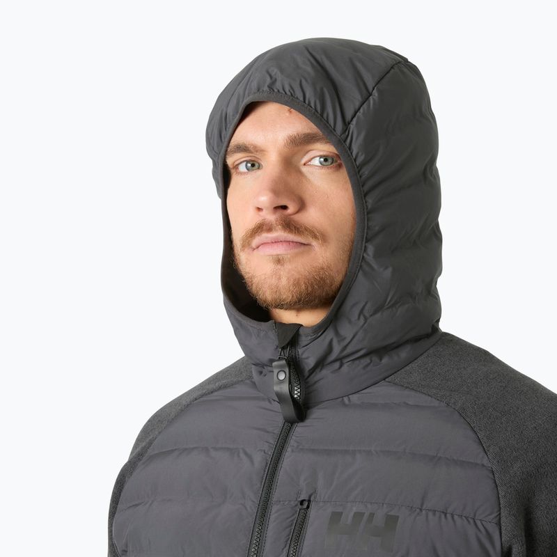 Giacca ibrida da uomo Helly Hansen Skagen Hybrid Knit Insulator ebony 3