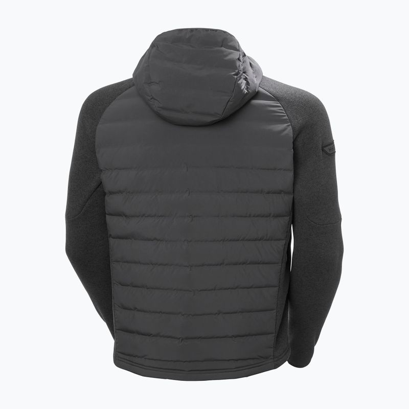 Giacca ibrida da uomo Helly Hansen Skagen Hybrid Knit Insulator ebony 9