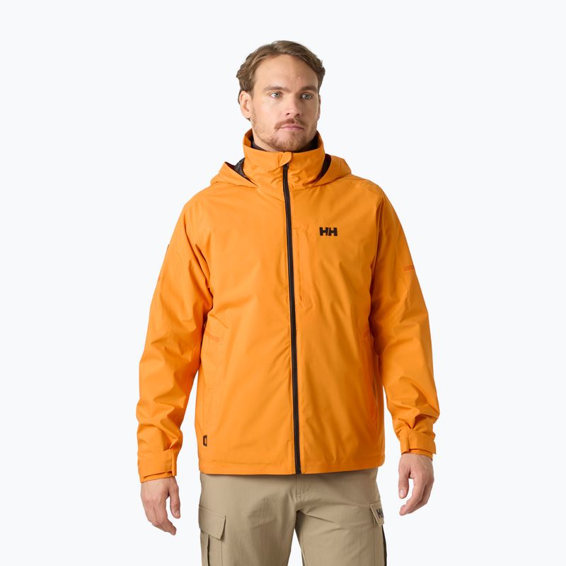 Giacca da vela da uomo Helly Hansen HP Racing Lifaloft Hood ignite orange