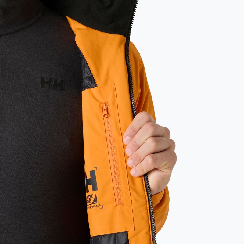Giacca da vela da uomo Helly Hansen HP Racing Lifaloft Hood ignite orange 7