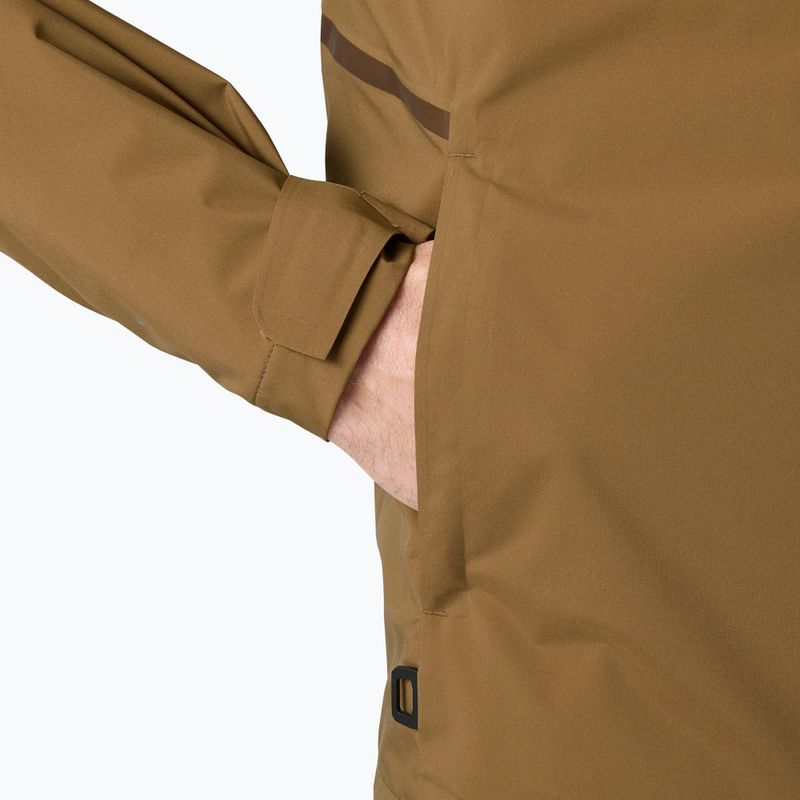 Giacca da vela da uomo Helly Hansen HP Racing Lifaloft Hood sepia 5