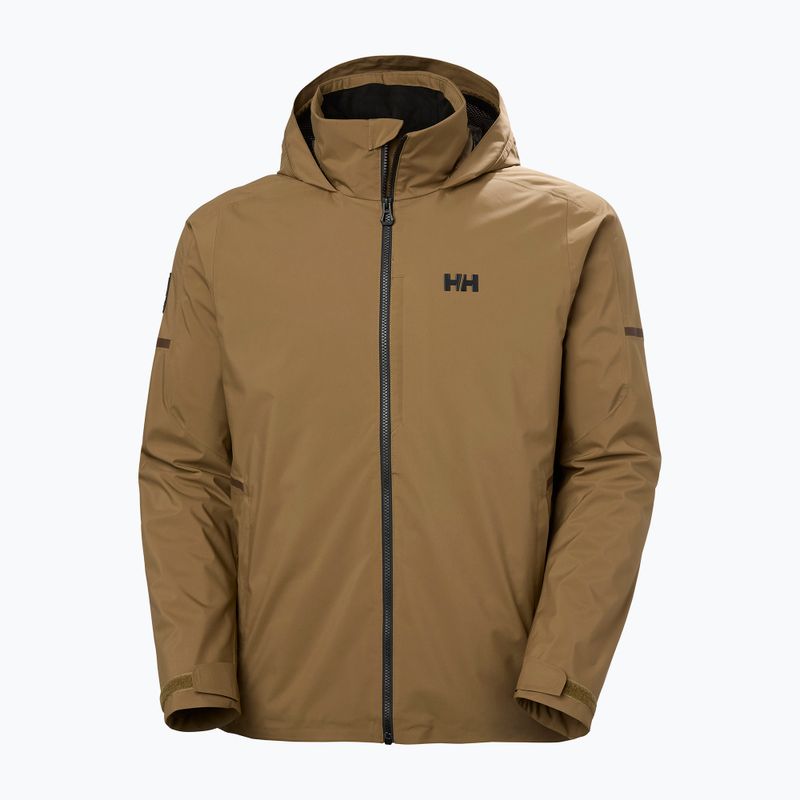 Giacca da vela da uomo Helly Hansen HP Racing Lifaloft Hood sepia 7