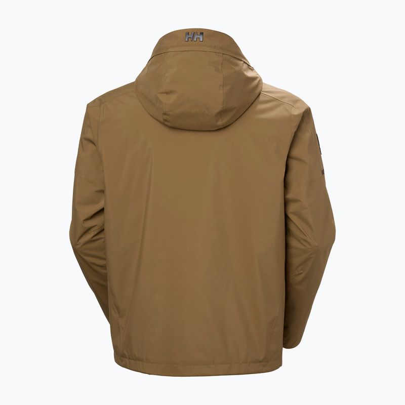 Giacca da vela da uomo Helly Hansen HP Racing Lifaloft Hood sepia 8
