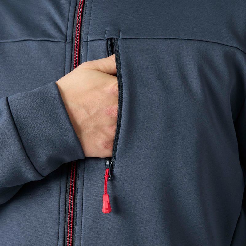 Giacca uomo Helly Hansen Crew Fleece navy 4