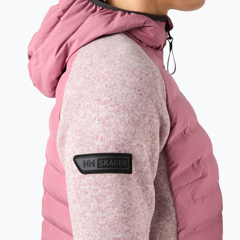Giacca ibrida donna Helly Hansen Skagen Hybrid Knit Insulator wildberry 4