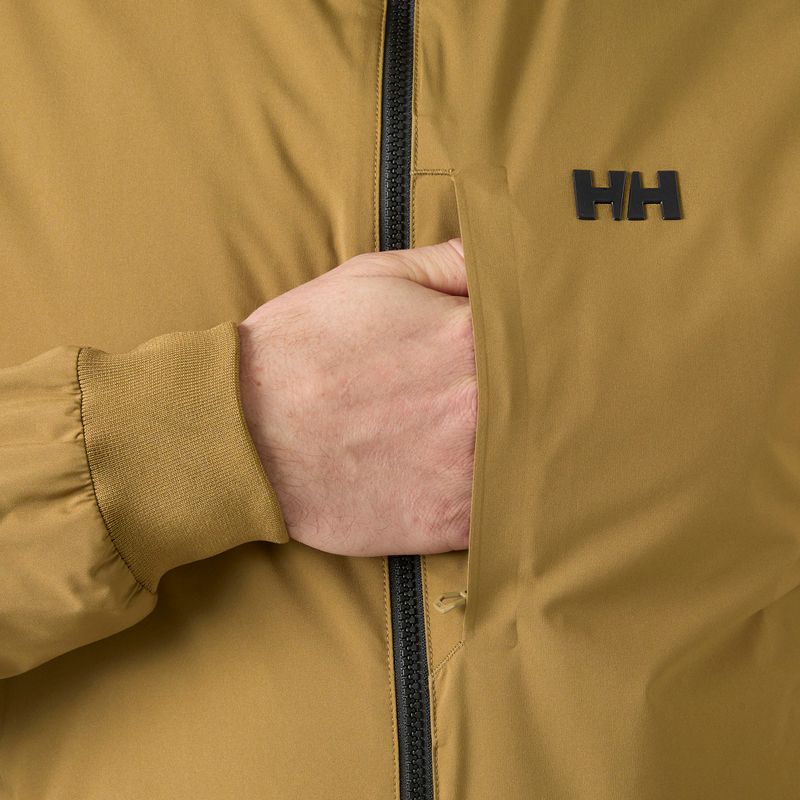 Giacca uomo Helly Hansen HP Racing Lifaloft Bomber sepia 5