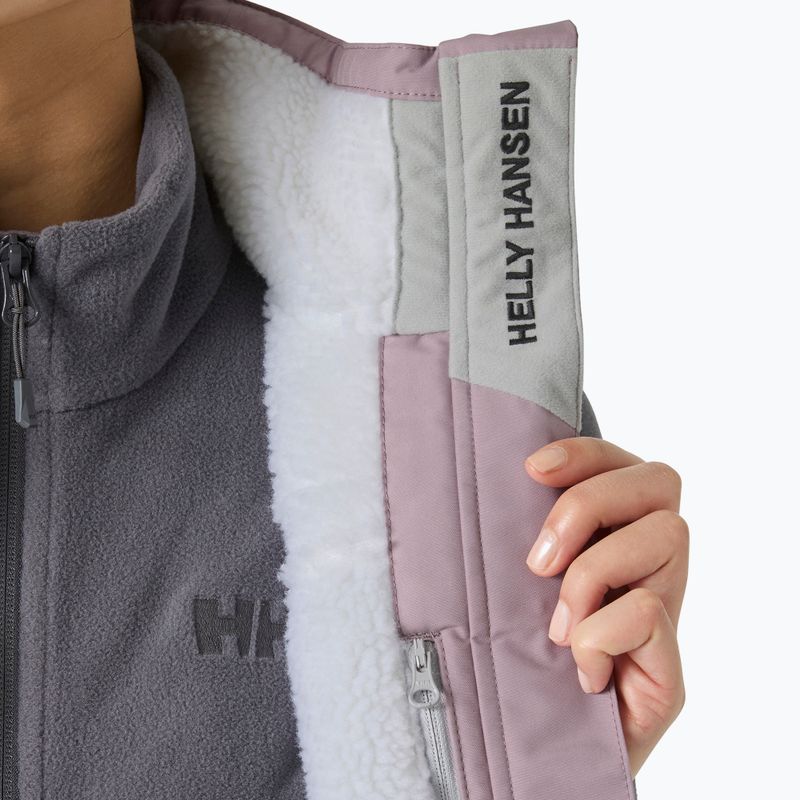 Gilet da donna Helly Hansen Crew Pile purple clay 5