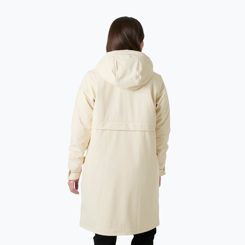 Cappotto impermeabile da donna Helly Hansen Moss Ins Pu Coat cream 2