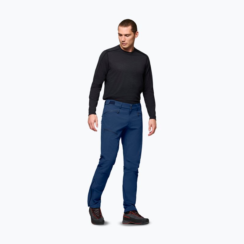 Pantaloni da trekking da uomo NORRONA Falketind Flex1 indigo night 2