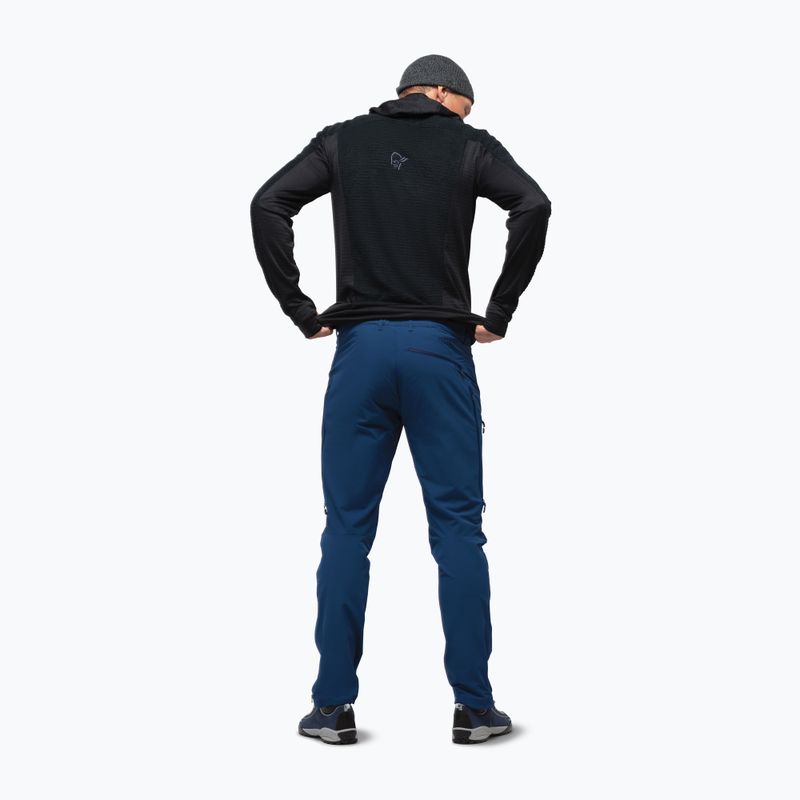Pantaloni da trekking da uomo NORRONA Falketind Flex1 indigo night 6