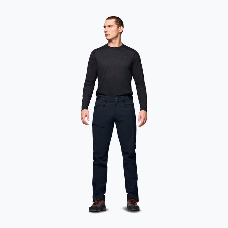 Pantaloni da trekking da uomo NORRONA Falketind Flex1 caviar black 2
