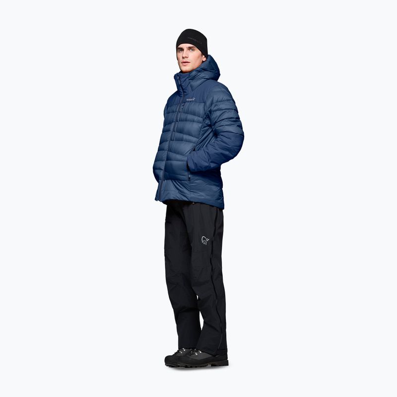 Piumino uomo NORRONA Falketind Down 750 Zip Hood indigo night 4