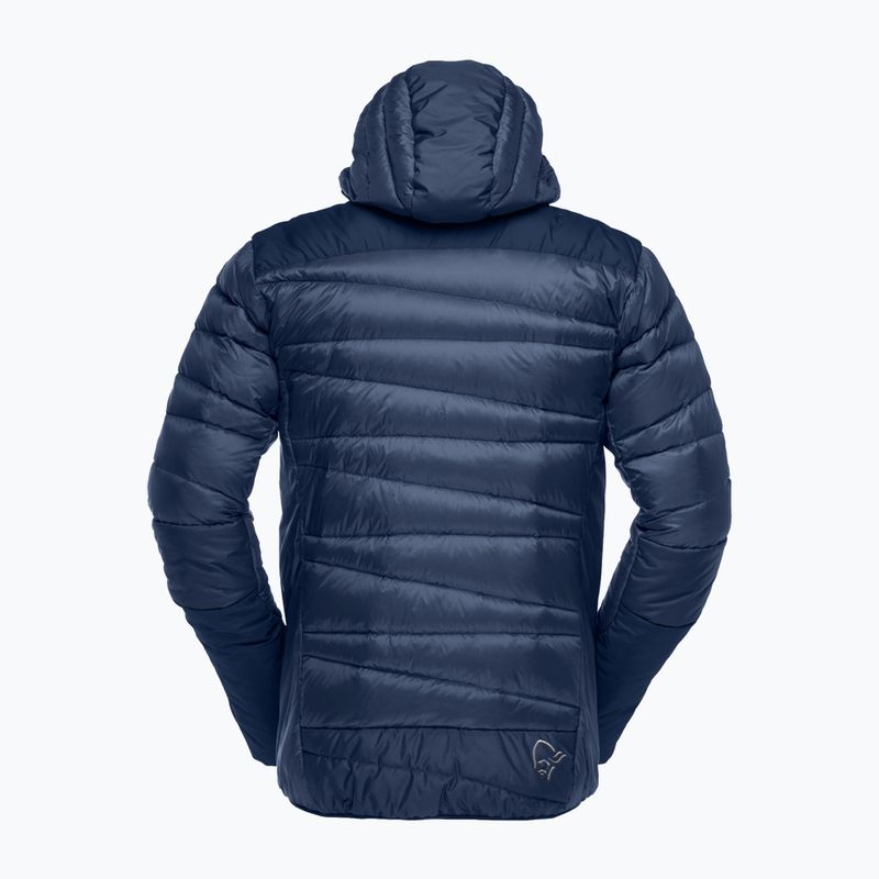 Piumino uomo NORRONA Falketind Down 750 Zip Hood indigo night 6