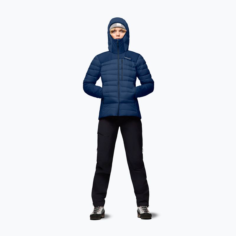 Piumino donna NORRONA Falketind Down 750 Zip Hood indigo night 2