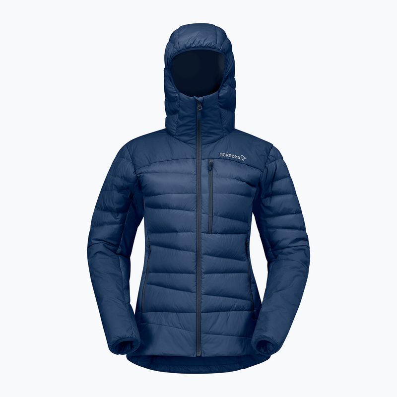 Piumino donna NORRONA Falketind Down 750 Zip Hood indigo night 5
