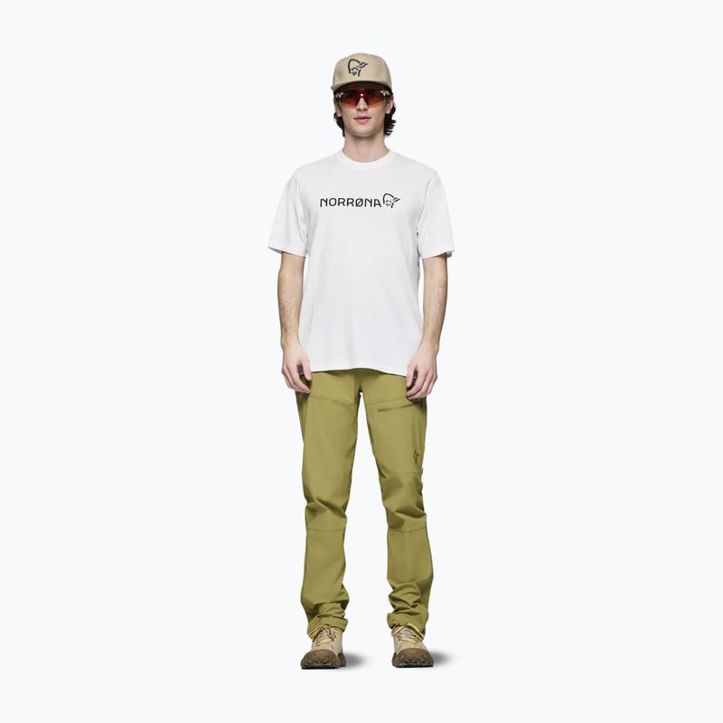 T-shirt da uomo NORRONA Cotton Viking pure white 2