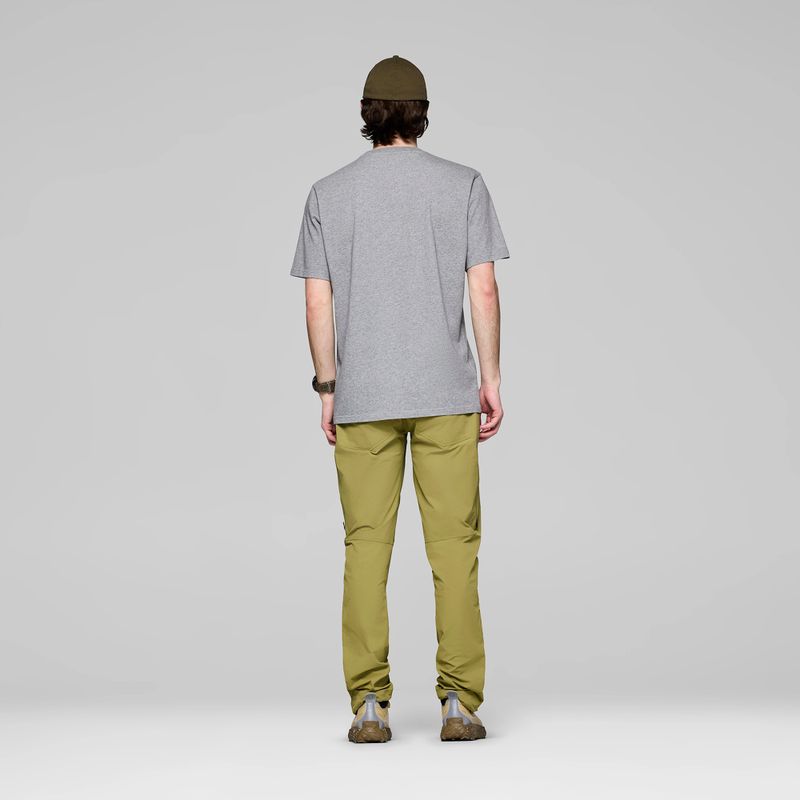 Maglietta da uomo NORRONA Cotton Viking grey melange/caviar 3