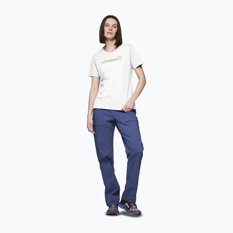 Maglietta da donna NORRONA Cotton Viking pure white 2