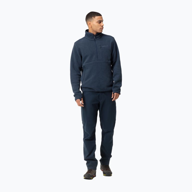 Felpa in pile da uomo NORRONA Femund Warm2 Zip Neck indigo night 2
