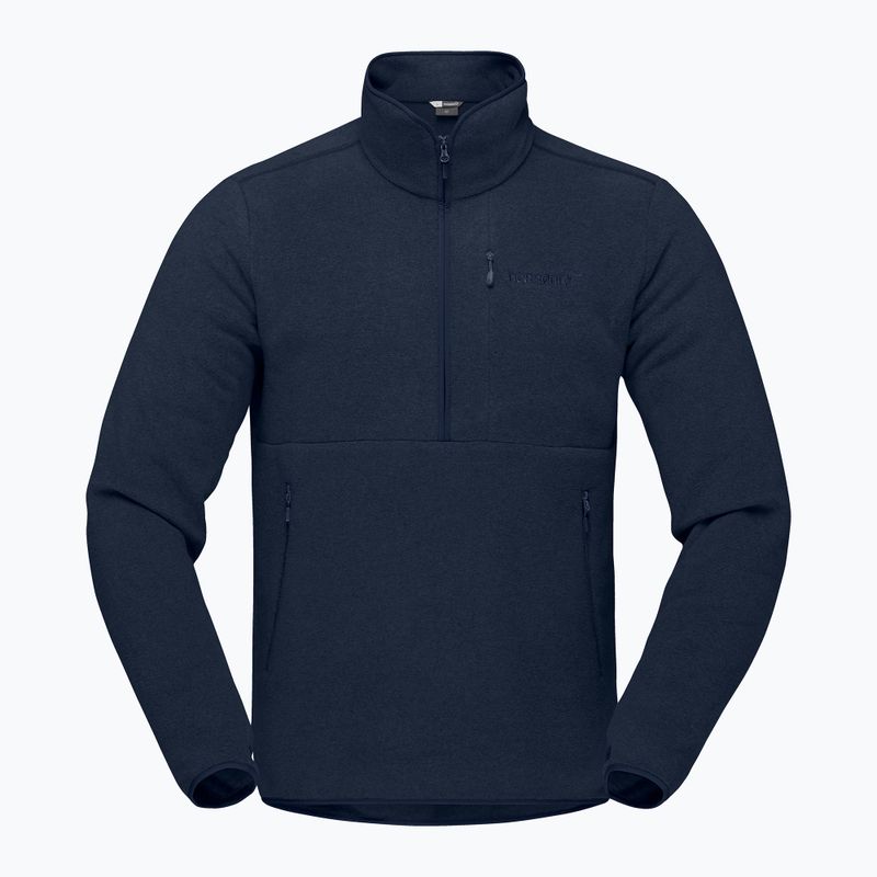 Felpa in pile da uomo NORRONA Femund Warm2 Zip Neck indigo night 4