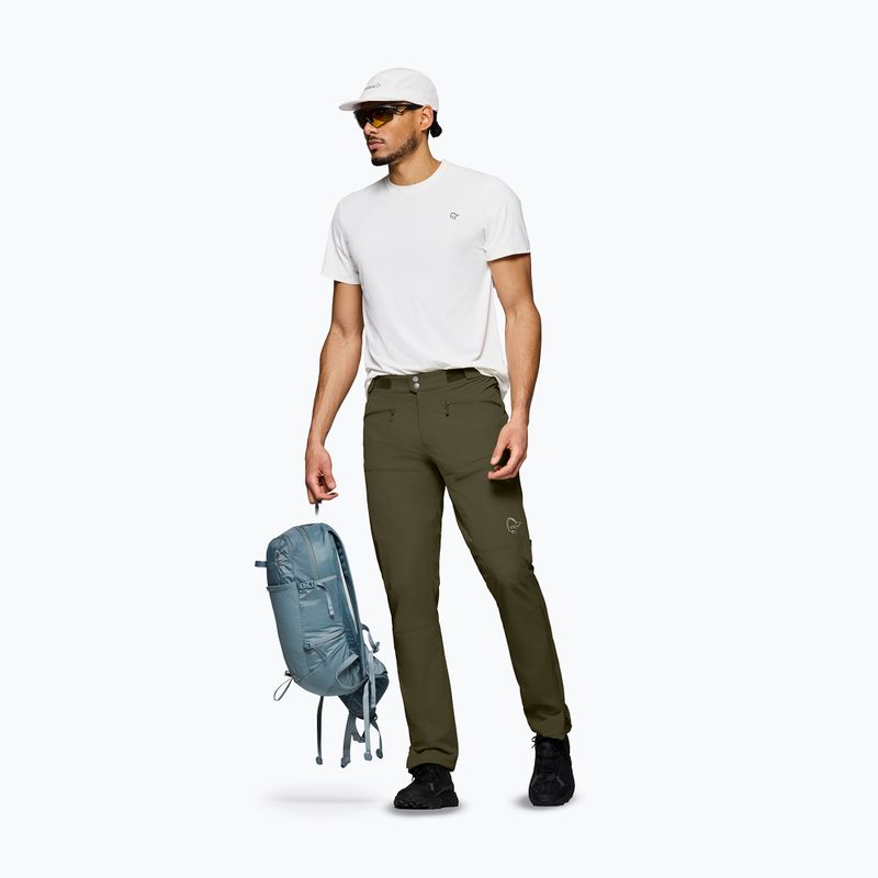 Pantaloni da trekking da uomo NORRONA Femund Flex1 Lightweight olive night 2