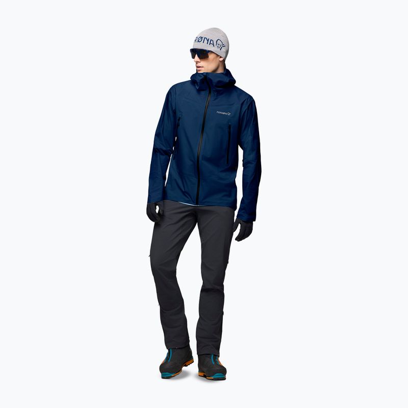 Giacca impermeabile da uomo NORRONA Falketind Gore-Tex indigo night 2