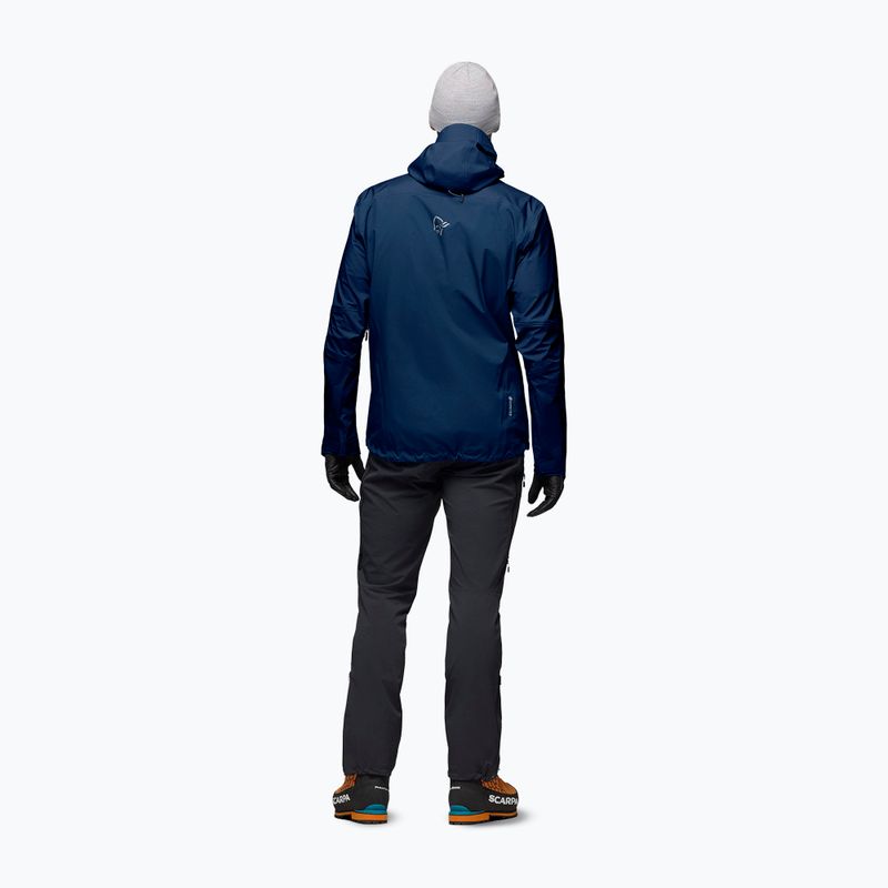Giacca impermeabile da uomo NORRONA Falketind Gore-Tex indigo night 3