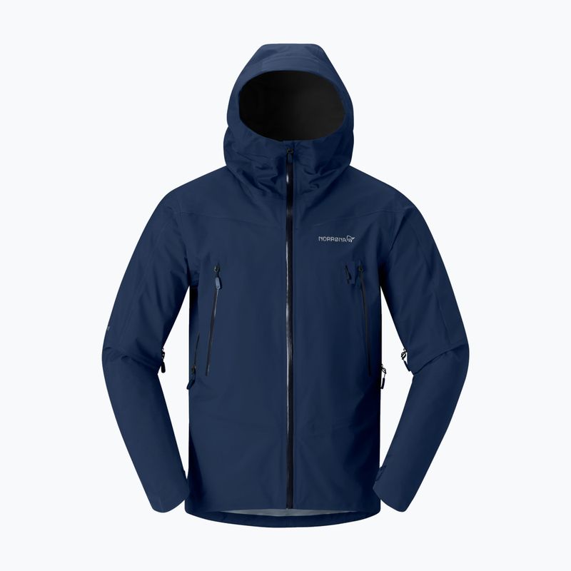 Giacca impermeabile da uomo NORRONA Falketind Gore-Tex indigo night 4