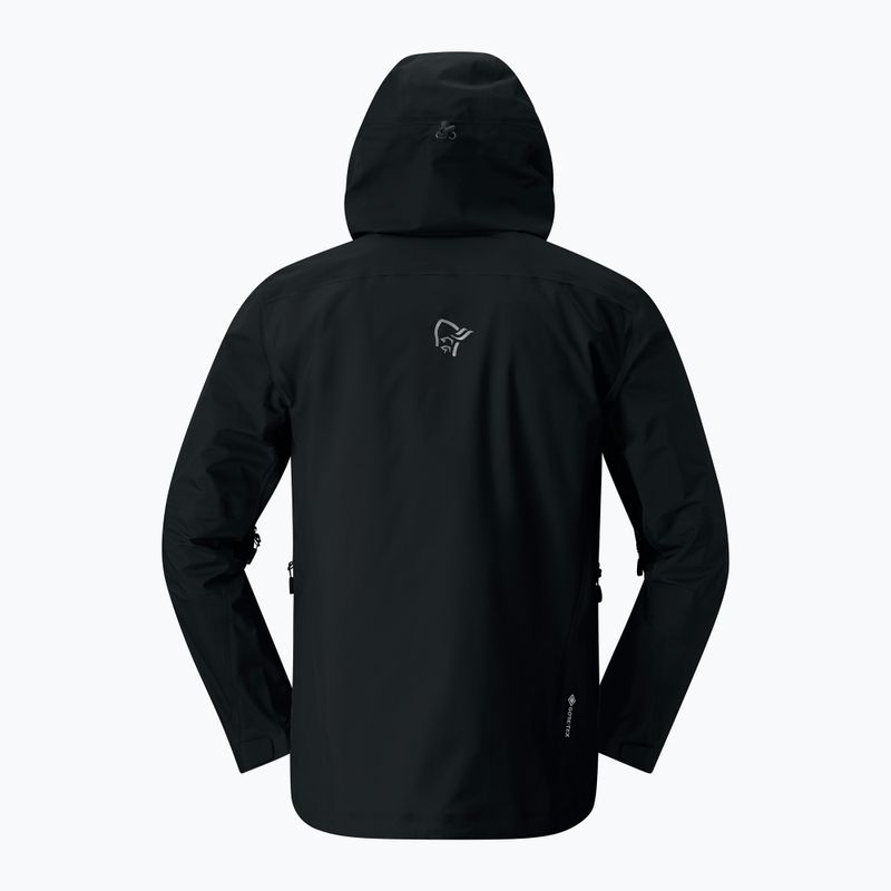 Giacca antipioggia da uomo NORRONA Falketind Gore-Tex caviar black 5