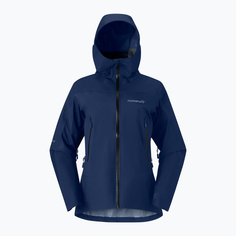 Giacca antipioggia da donna NORRONA Falketind Gore-Tex indigo night 5
