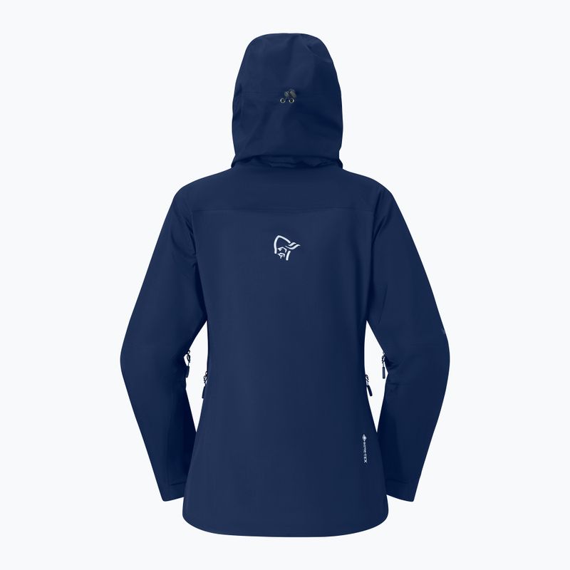 Giacca antipioggia da donna NORRONA Falketind Gore-Tex indigo night 6