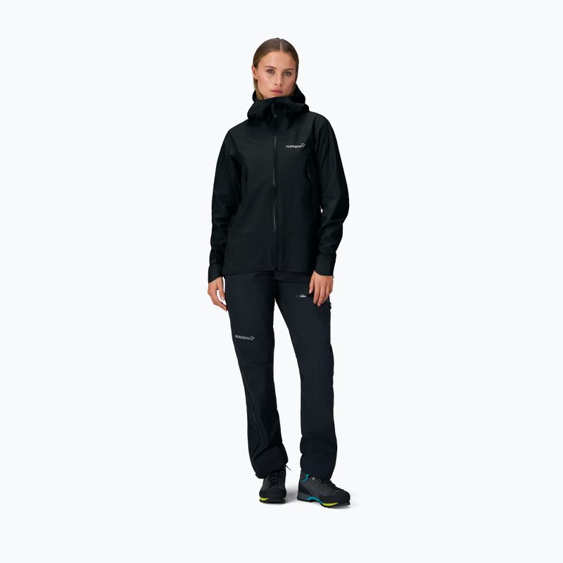 Giacca antipioggia da donna NORRONA Falketind Gore-Tex cavlar black 2