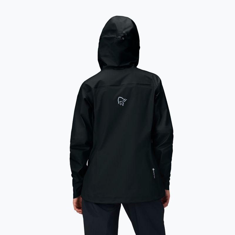 Giacca antipioggia da donna NORRONA Falketind Gore-Tex cavlar black 3