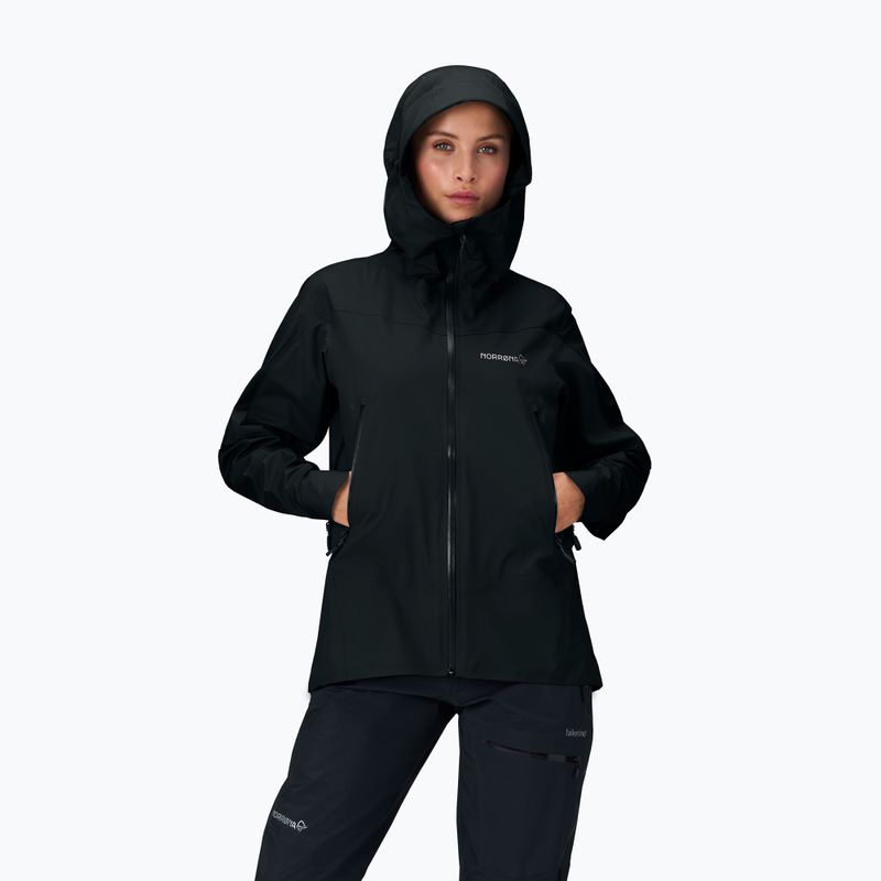 Giacca antipioggia da donna NORRONA Falketind Gore-Tex cavlar black 5