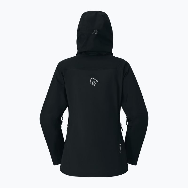 Giacca antipioggia da donna NORRONA Falketind Gore-Tex cavlar black 8