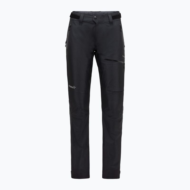 Pantaloni da trekking da donna NORRONA Falketind Gore-Tex caviar black 4
