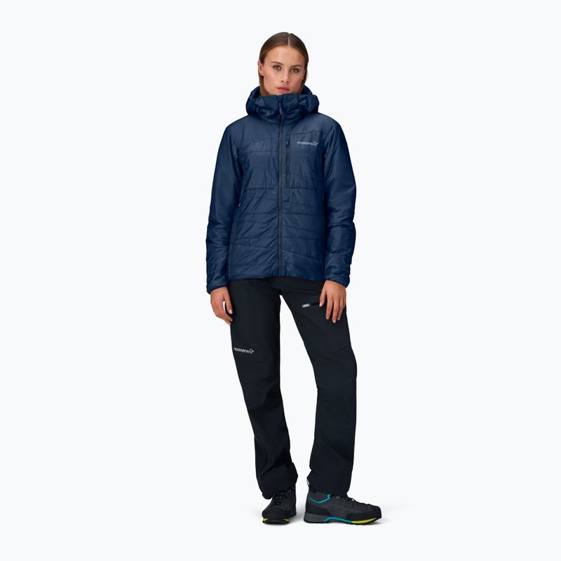 Giacca imbottita da donna NORRONA Faketind Thermo40 Zip Hoodie indigo night 2