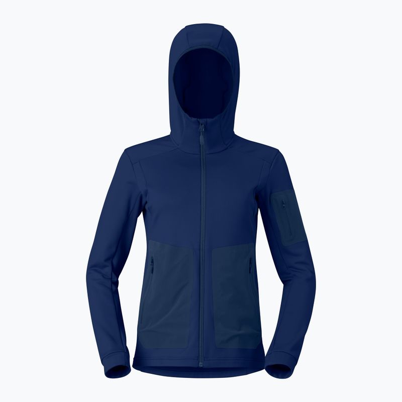 Felpa da trekking da donna NORRONA Falketind Warm2 Stretch Hood indigo night 5