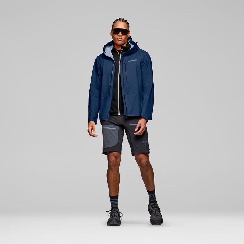 Giacca antipioggia da uomo NORRONA Falketind Dri1 indigo night 2