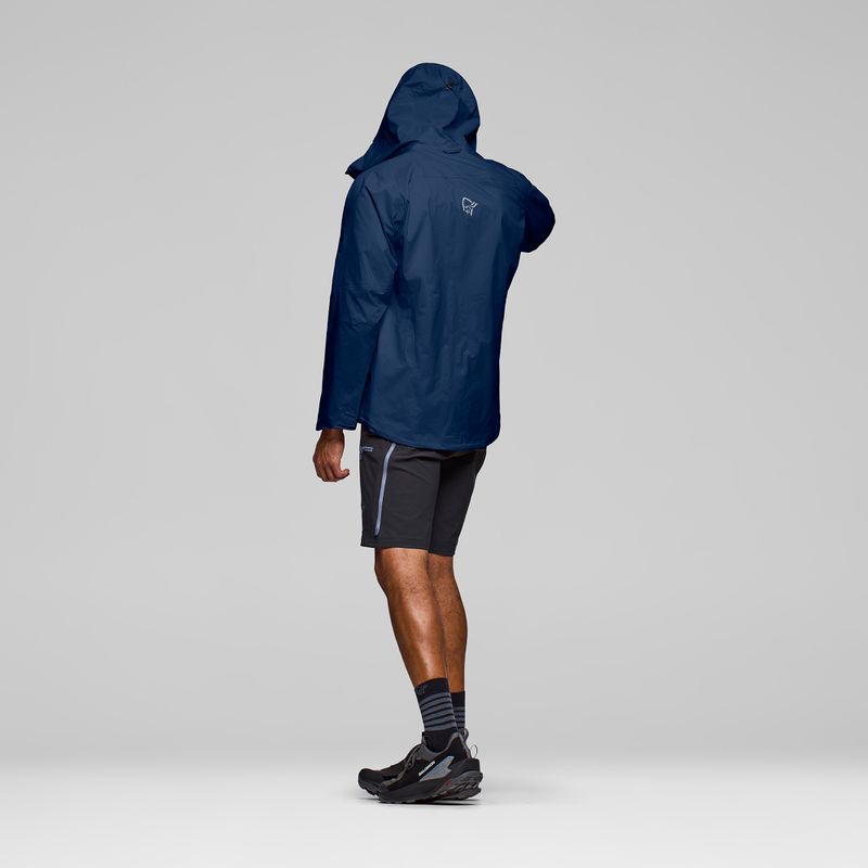 Giacca antipioggia da uomo NORRONA Falketind Dri1 indigo night 3