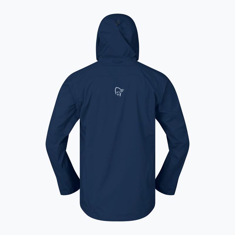 Giacca antipioggia da uomo NORRONA Falketind Dri1 indigo night 7