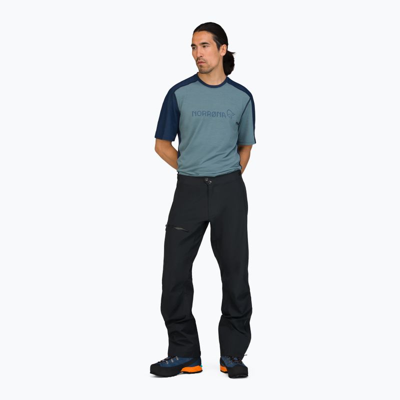 Pantaloni da trekking da uomo NORRONA Falketind Dri1 caviar black 2