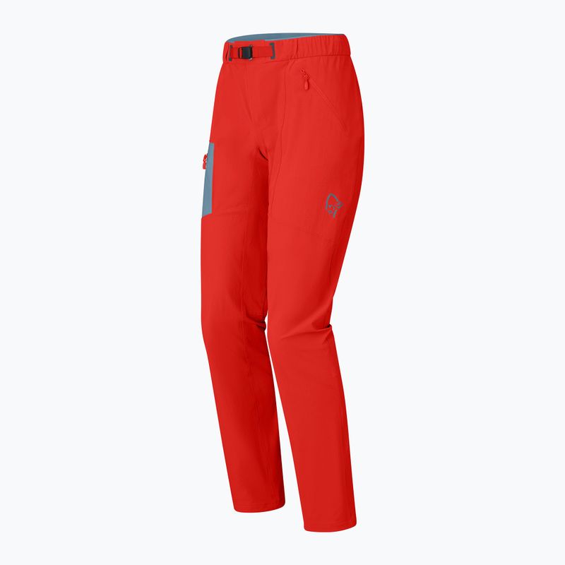 Pantaloni da trekking da donna NORRONA Falketind Flex1 Light aura orange 8