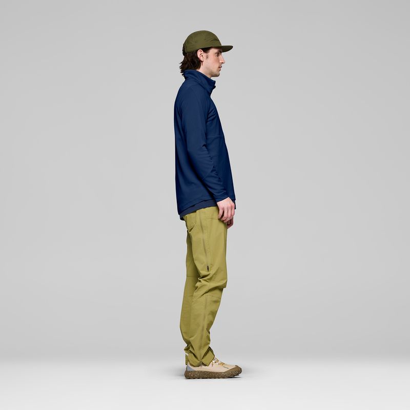 Felpa trekking da uomo NORRONA Femund Warm1 Zip Neck indigo night 4