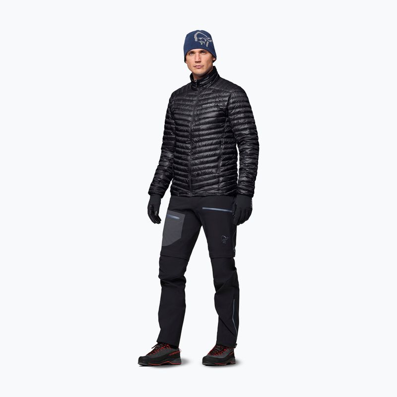 Piumino uomo NORRONA Trollveggen Down800 Super Light caviar black 2