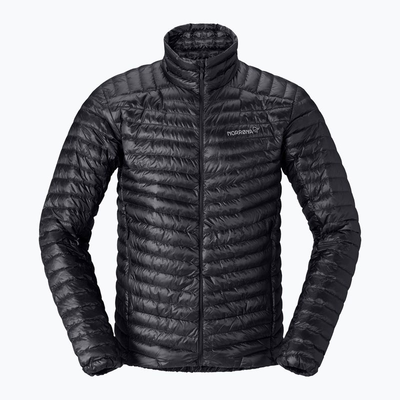 Piumino uomo NORRONA Trollveggen Down800 Super Light caviar black 5