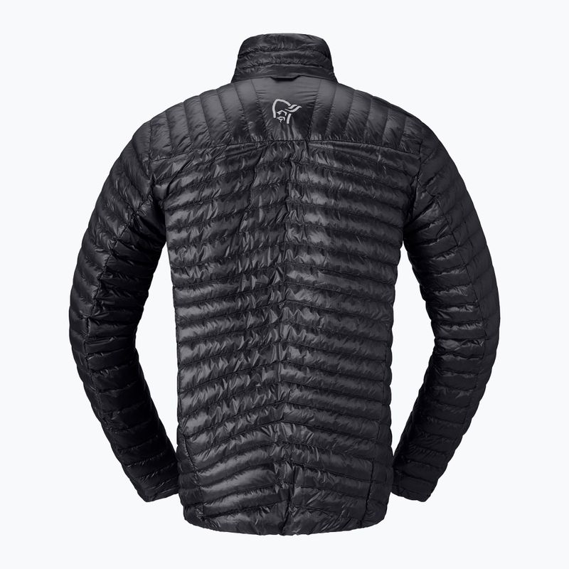 Piumino uomo NORRONA Trollveggen Down800 Super Light caviar black 6