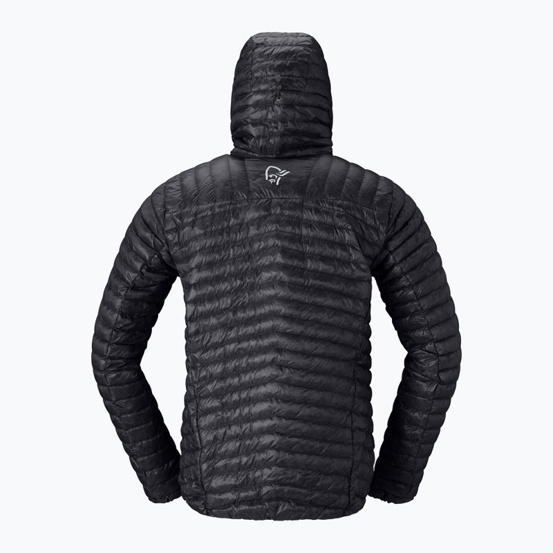 Piumino uomo Norrona Trollveggen Down800 Super Light Hood Caviar Black 6
